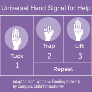 hand signal for help
